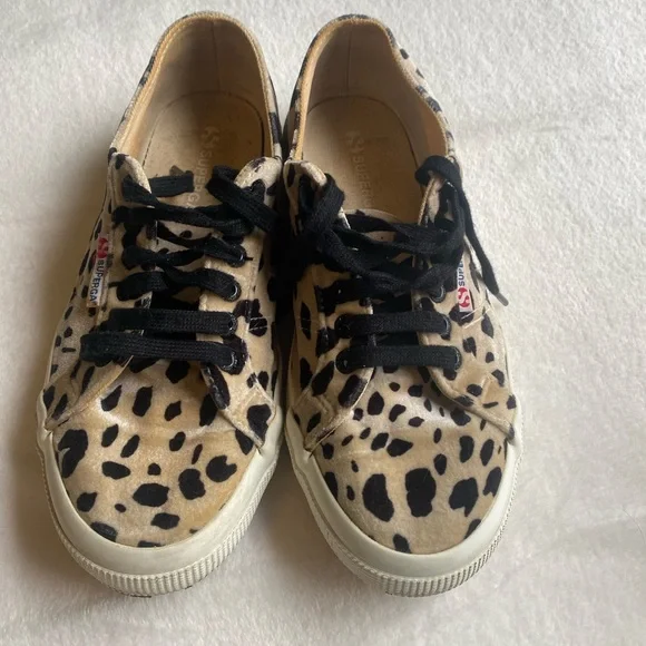 Superga Sneakers Animal Print Size 8,5 - Picture 1 of 6